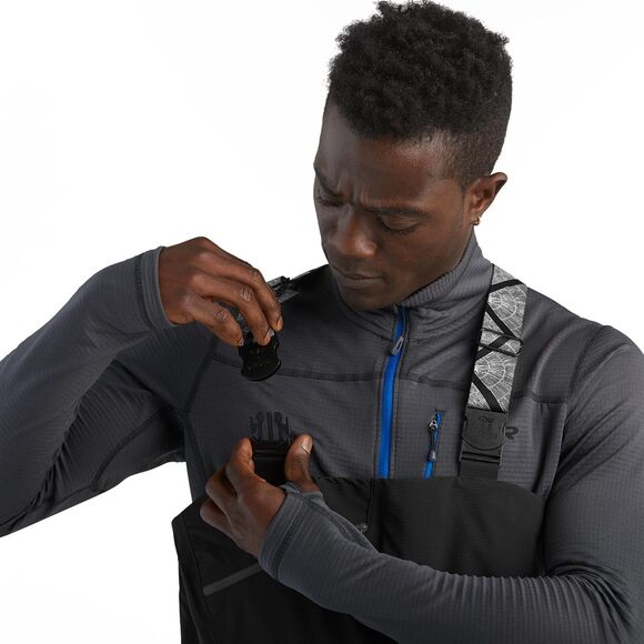 Outdoor Research x Arcade Men's Carbide Ski Snow Bibs Solid Black Medium - Picture 2 of 16